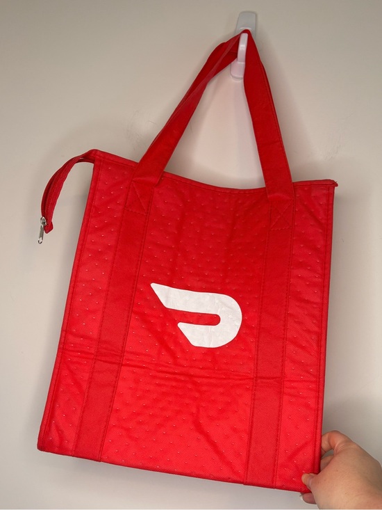 DoorDash Other - DoorDash Red Insulated Tote with White Logo